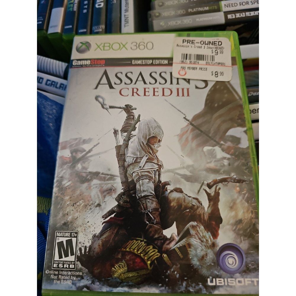 Assassin's Creed III (Microsoft Xbox 360, 2012)